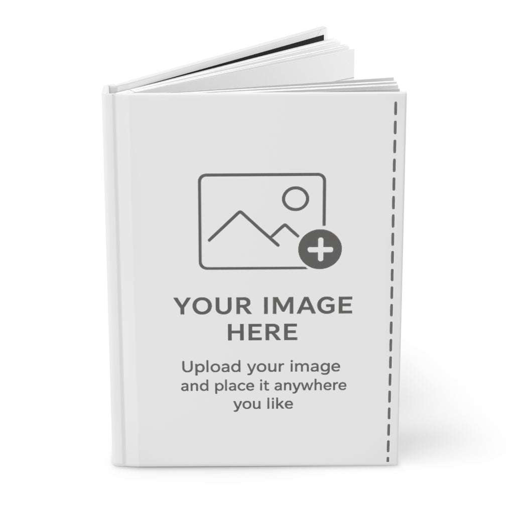 Custom Hardcover Journal — Personalized Matte Notebook for Photos, Gifts & Keepsakes