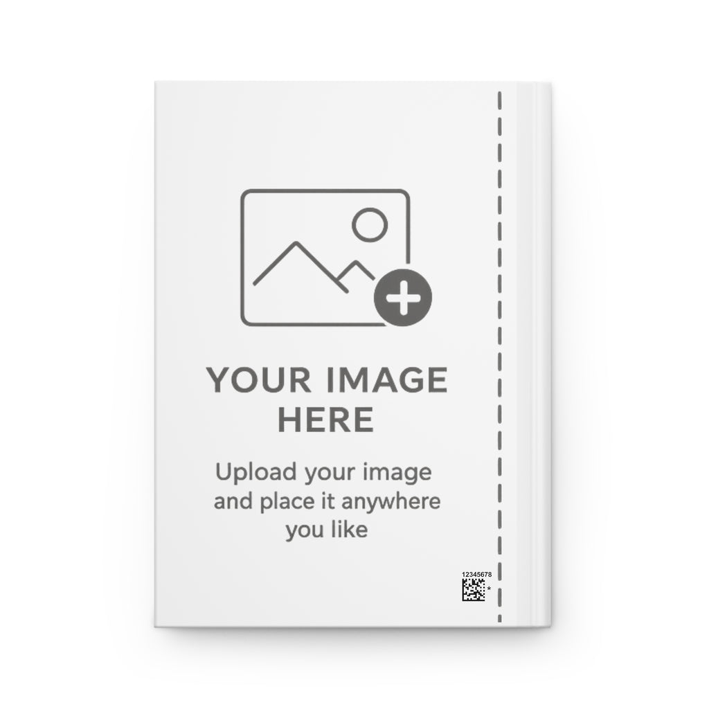 Custom Hardcover Journal — Personalized Matte Notebook for Photos, Gifts & Keepsakes
