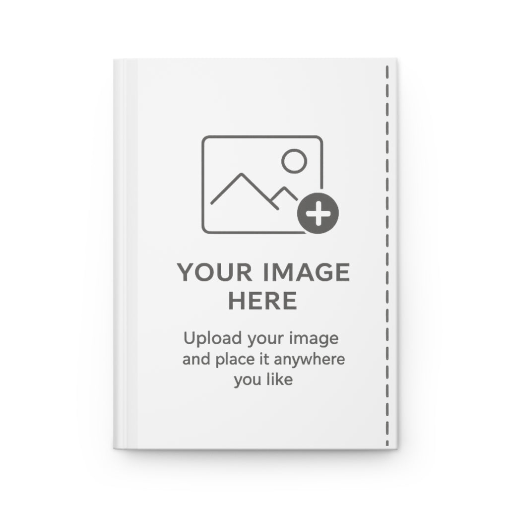 Custom Hardcover Journal — Personalized Matte Notebook for Photos, Gifts & Keepsakes