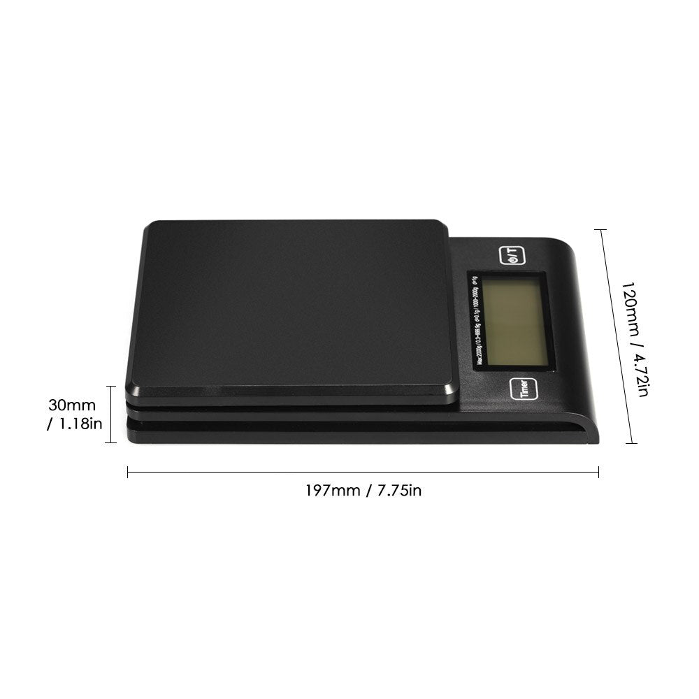 2000g/1g Digital Coffee Scale Multifunction