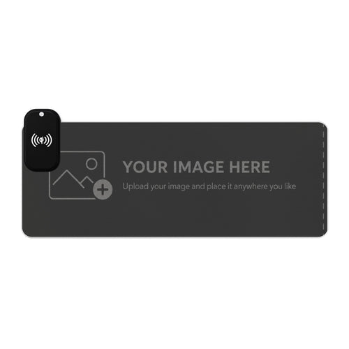 LED Gaming Mouse Pad, Wireless Charging