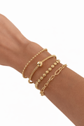 Sport Layered Bracelet Set Adjustable Four Piece Stackable Casual