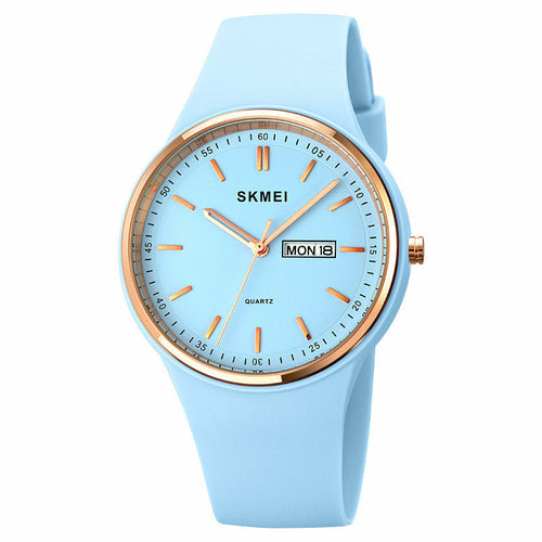Silicone Quartz Female Student Calendar Watch