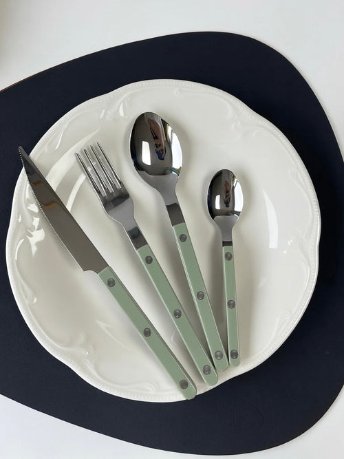 Elegant Modern Nordic Flatware Set Of 8 - Bistrot Rivet