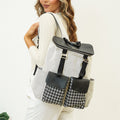 Houndstooth Diaper Backpack 