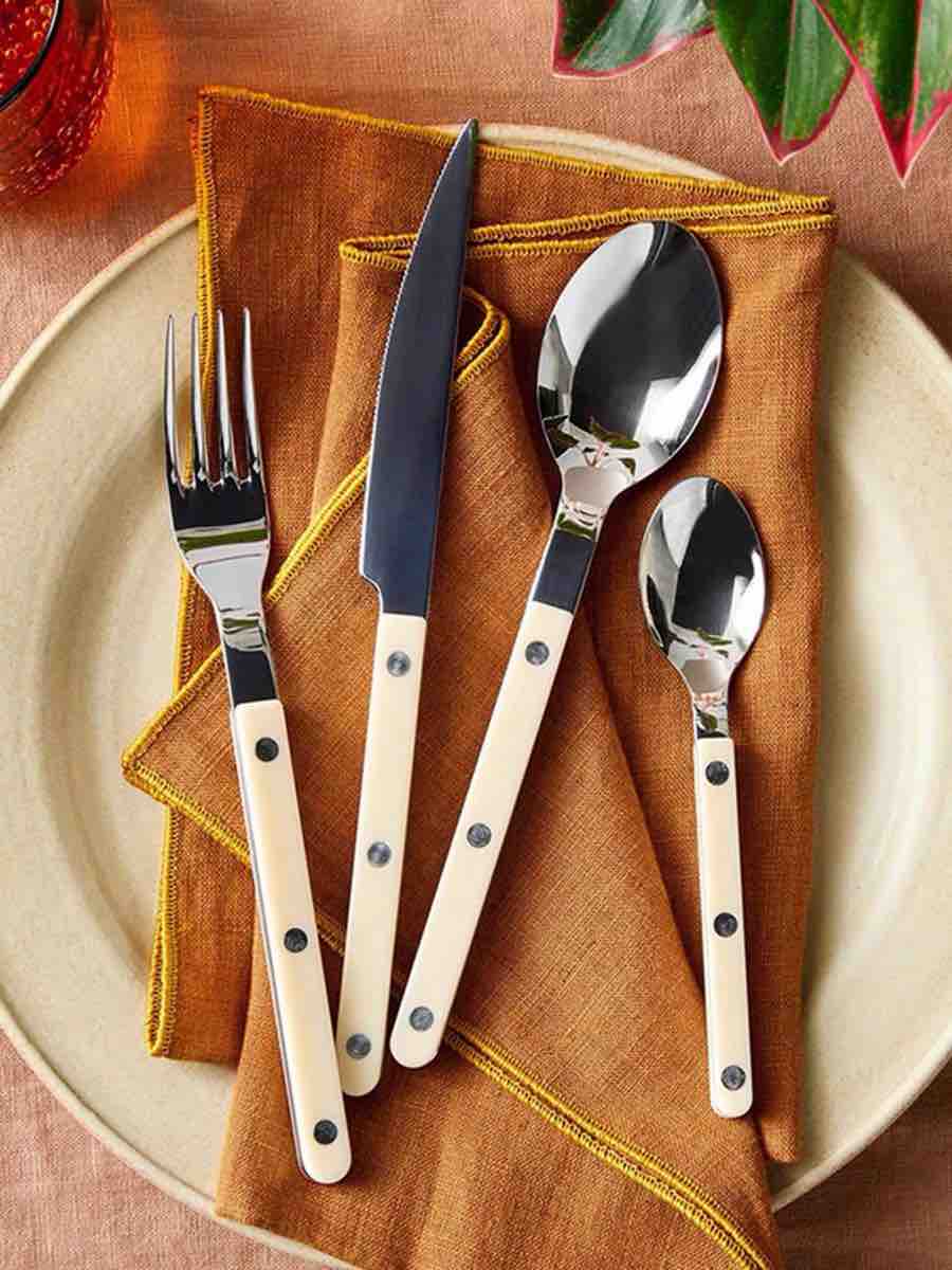 Elegant Modern Nordic Flatware Set Of 8 - Bistrot Rivet