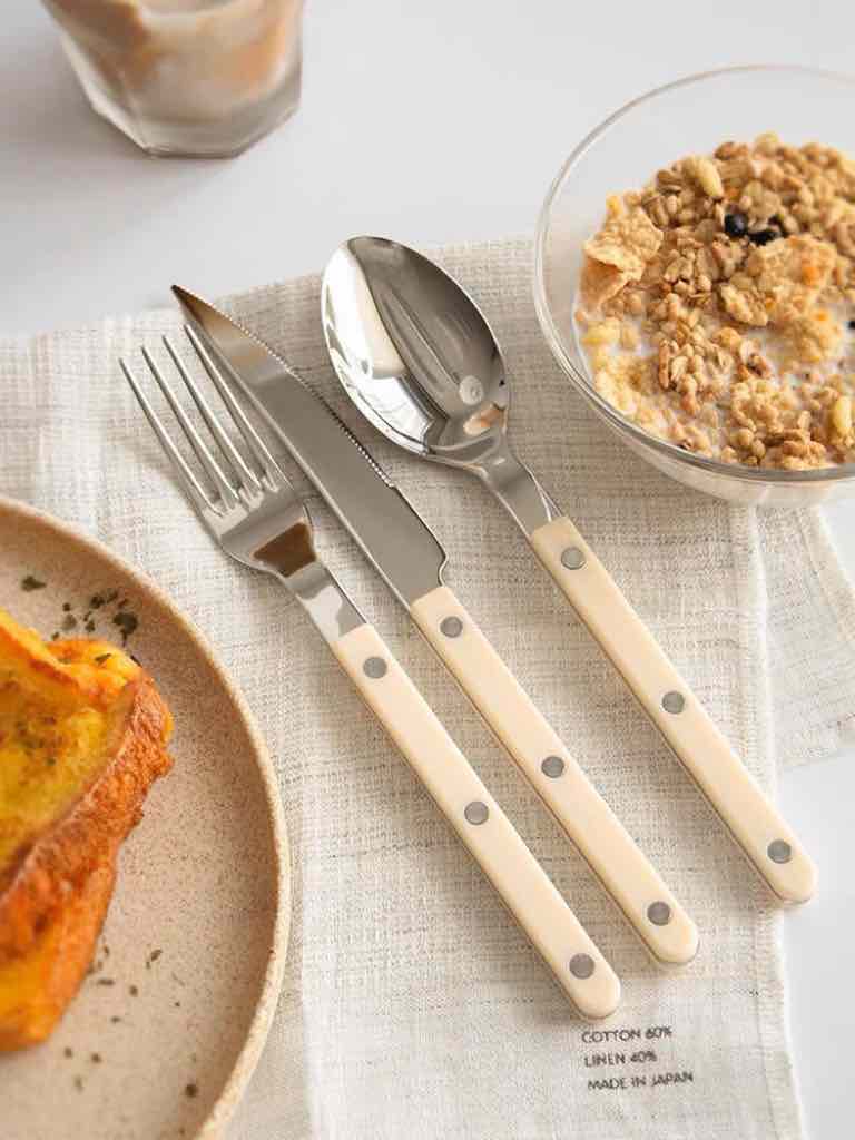 Elegant Modern Nordic Flatware Set Of 8 - Bistrot Rivet