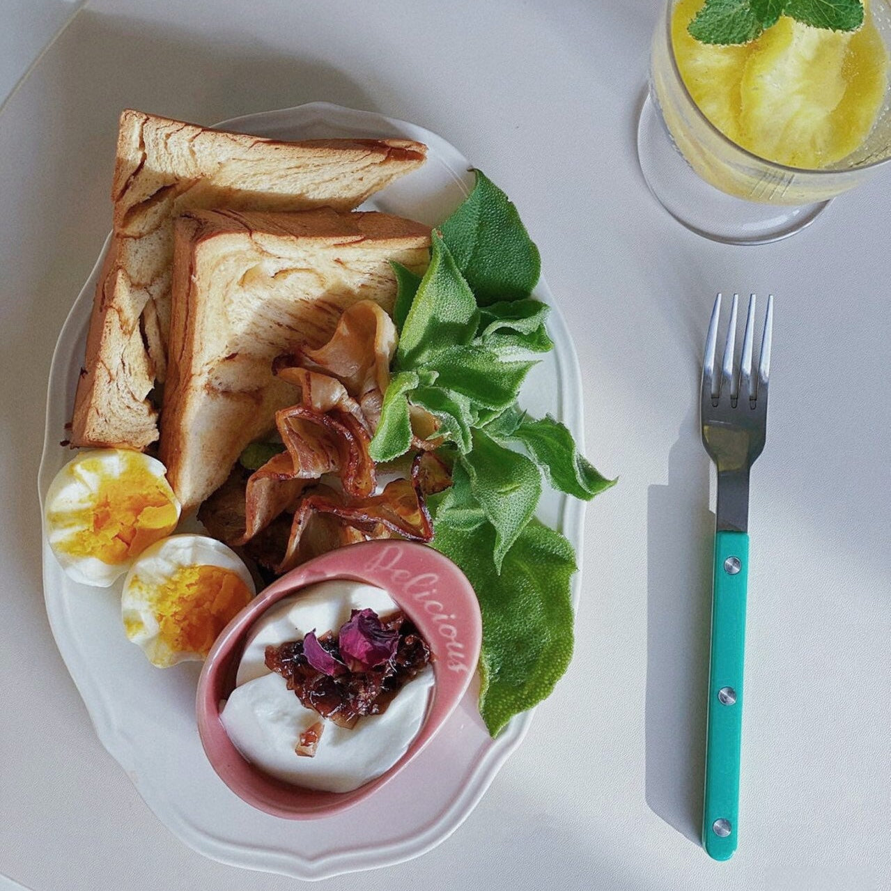 10 Pcs Modern French Rivet Cutlery Set - Bistrot Style Flatware